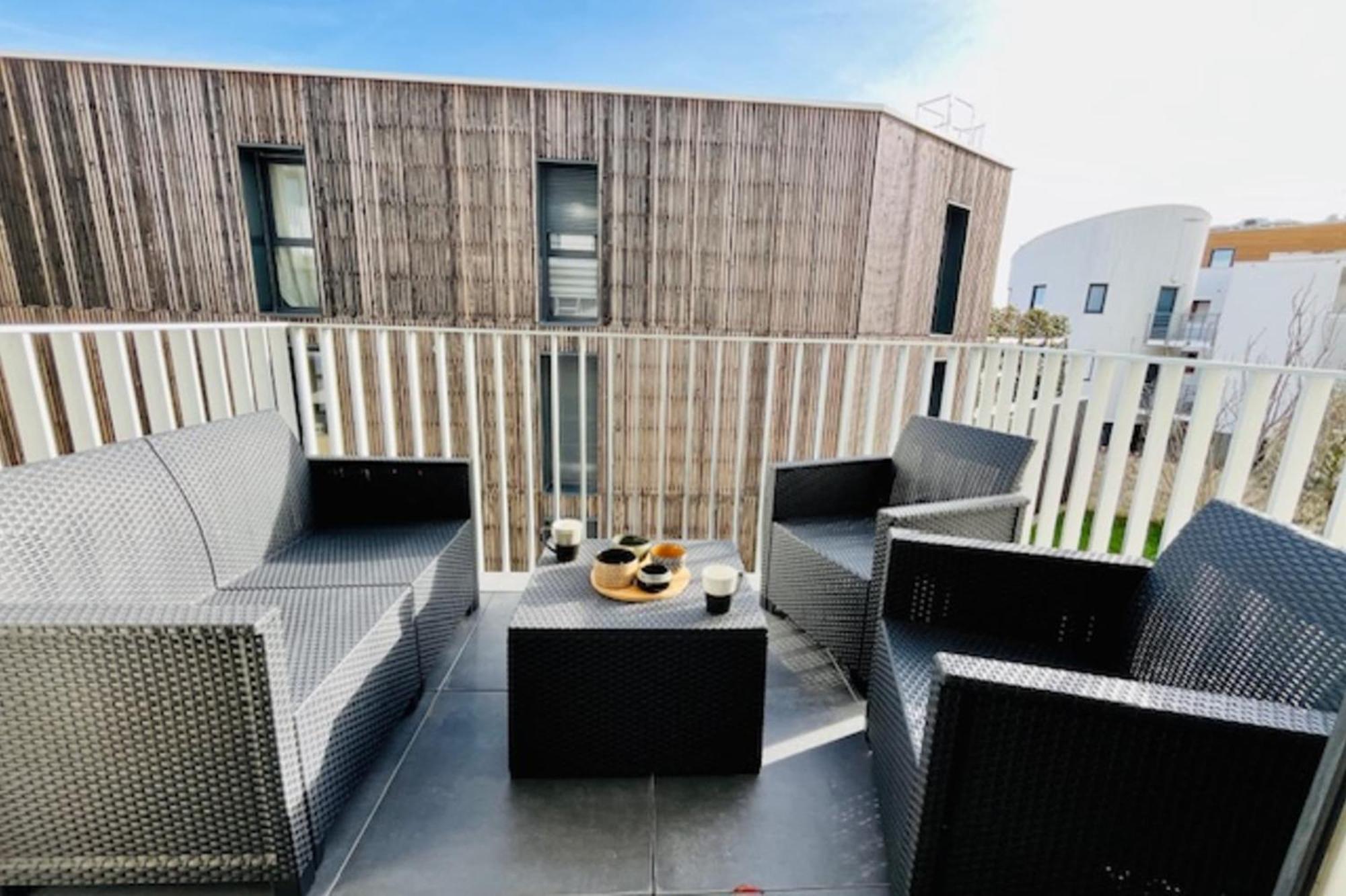 拉罗歇尔Charming New Flat With Balcony公寓 外观 照片