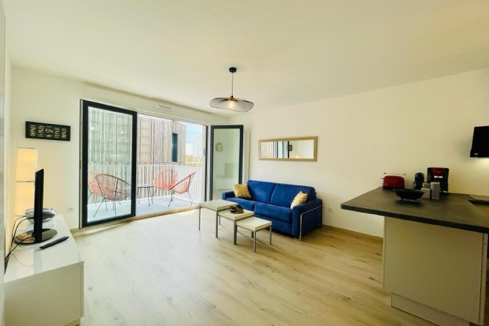 拉罗歇尔Charming New Flat With Balcony公寓 外观 照片